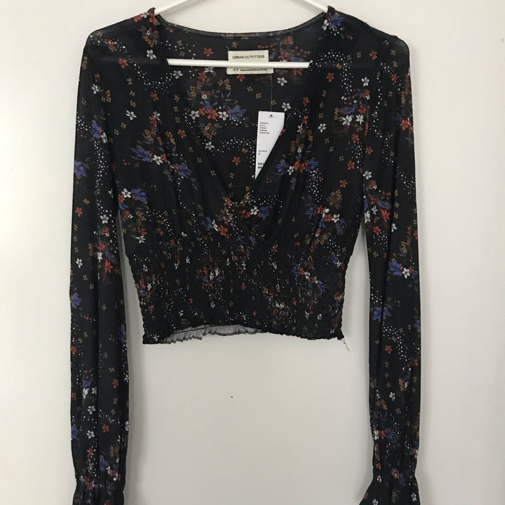 NWT Urban Outfitters Crop Blouse